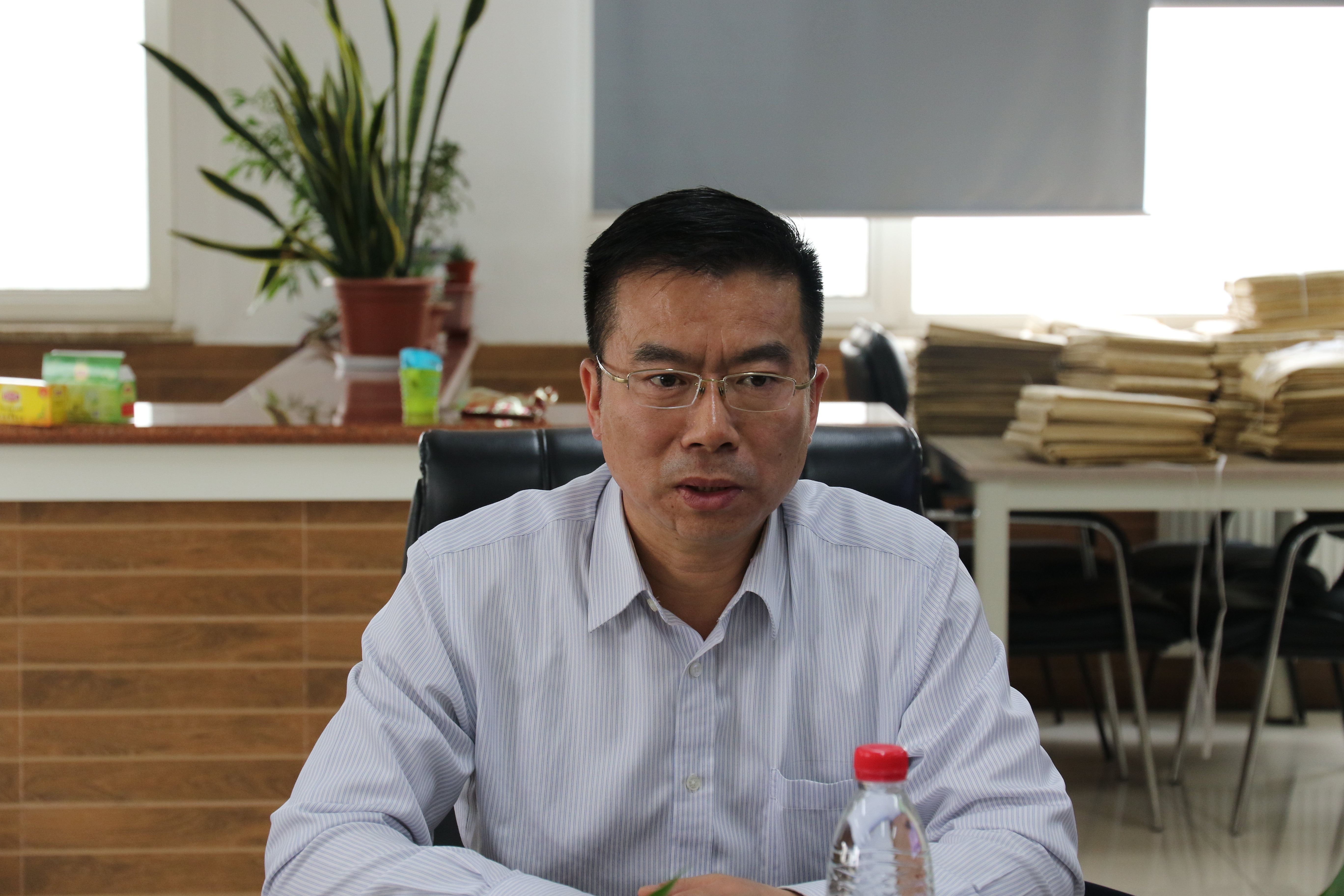 校党委副书记王忠强来我院调研指导就业创业工作